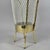 White Mid-Century Modern Brass and White Metal Umbrella Stand, Italy, 1950s For Sale - Image 8 of 18