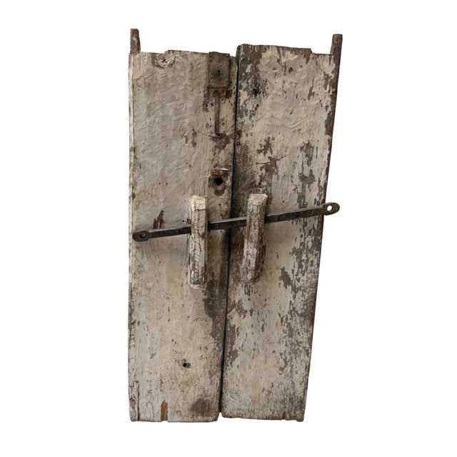 Wood 20th Century Dogon Doors with Carved Elephants, Mali, 1920s, Set of 2 For Sale - Image 7 of 14