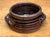 Vintage Striped Ceramic Pottery Bowl For Sale - Image 9 of 11