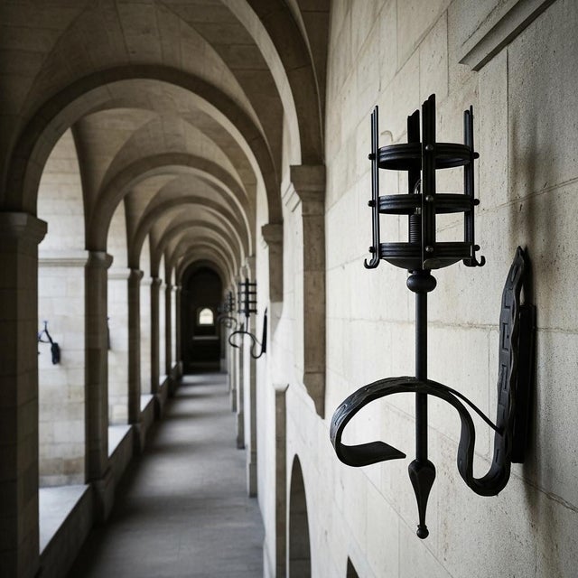 The Art of the Twist ⚜️ Transform your lighting into functional art with this Hand Forged Twisted Wall Sconce Body. This...