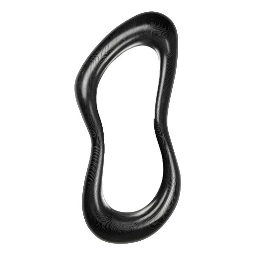 Handmade Ash Hanging Mirror by Maxime Goléo For Sale