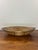 Mid 20th Century 1950s Italian Riviera Sculptural Rattan Bowl With Solid Brass Trim For Sale - Image 5 of 10