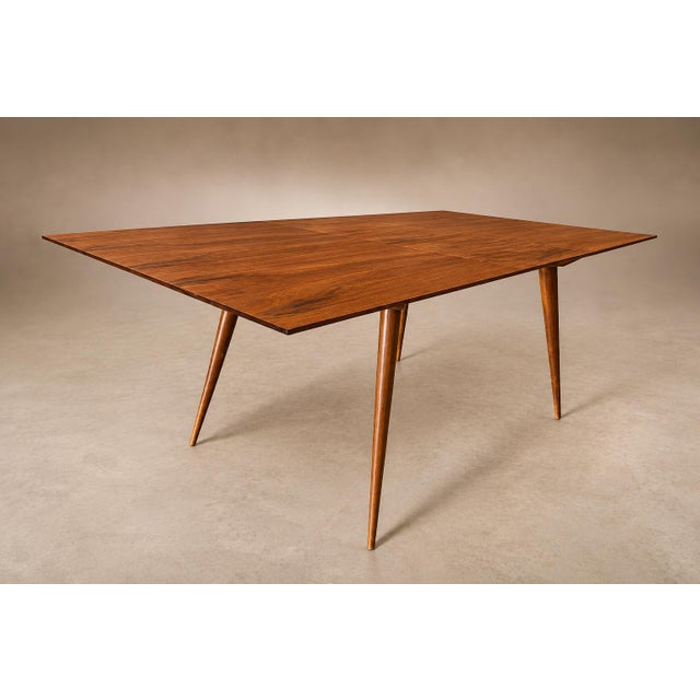 Brazilian Modern Extendable Dining Table in Caviúna by Ernesto Hauner for Mobilinea, 1950s For Sale - Image 15 of 18