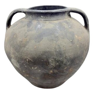 Vintage Moldovan Terracotta Vessel For Sale