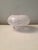 1930s Vintage Frosted and Clear Glass Ceiling Shade For Sale - Image 5 of 9