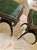 Vintage 1900’s-1940’S Mahogany Green Top Brass Gold Embossed End Tables - a Pair For Sale - Image 9 of 13