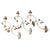 Large Hand-Forged Country House Wall Lamps with Apple, Chery and Grapes, 1970s, Set of 3 For Sale - Image 16 of 16