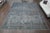1970s Vintage Persian Handmade Wool Cotton Blue Area Rug For Sale - Image 4 of 11