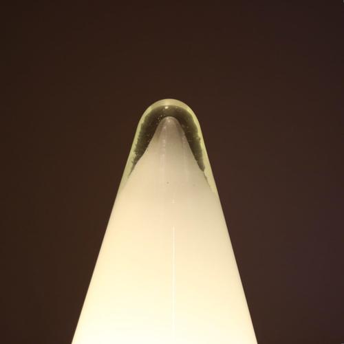 White Glass TeePee Lamp by SCE, France, 1990s For Sale - Image 8 of 8