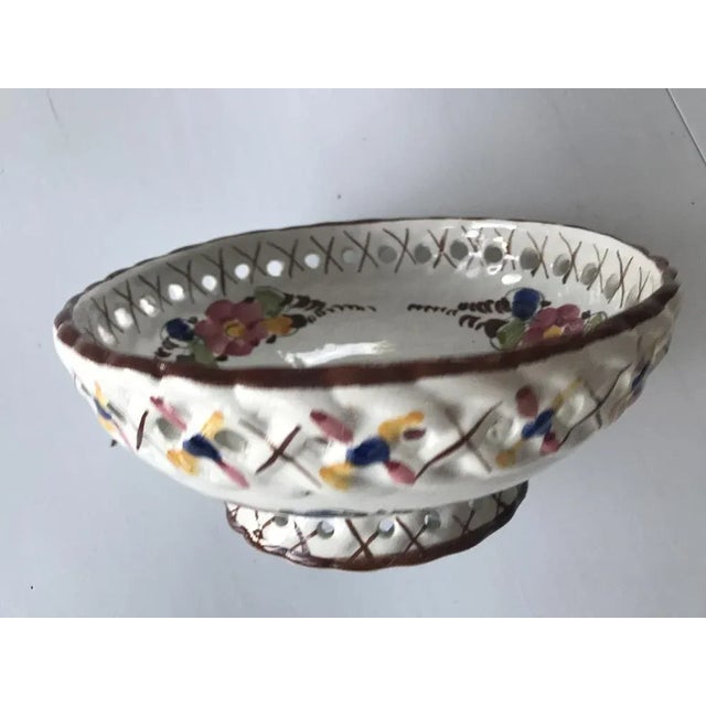 Handmade Portuguese Ceramic Bowl, 1950s For Sale - Image 6 of 12