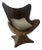 1970s Italian Rattan Egg Chair For Sale