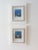 Wood Original Framed Abstracts by C. Damien Fox, a Pair For Sale - Image 7 of 7