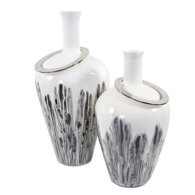 Albrecht Thin Necked Glass Vase- Medium For Sale - Image 11 of 11