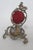 Early 20th Century Rococo Style Brass Tone Pocket Watch Holder Stand Shell Scrollwork Motif 5169b For Sale - Image 5 of 16
