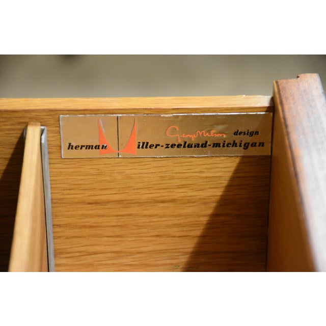 1950s Refinished George Nelson for Herman Miller Dresser Lingerie Chest For Sale - Image 12 of 12