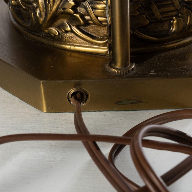 Metal Early 20th Century Pair of Classical Form Figural Lamps For Sale - Image 7 of 18