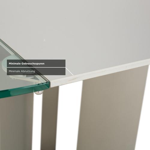 Glass Extendable Glass Dining Table from Ronald Schmitt For Sale - Image 7 of 11