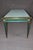 Maurice Hirsch Dore' Bronze Mounted Signed Maison Jansen Leather Blue-Green Bureau Plat Desk For Sale - Image 4 of 12
