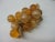 1950s yellow Lucite grapes resting on a driftwood stem. Makes a beautiful centerpiece on a table. Two are available.(See...