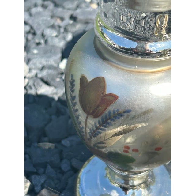 Victorian Vintage Mercury Glass Candlesticks and Vases- Set of 10 For Sale - Image 3 of 17