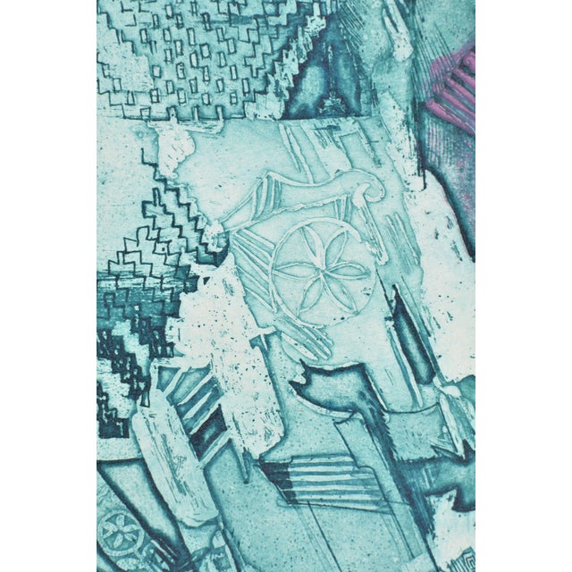 Malda Muizule, Mummery, 1986, Etching, in Good conditions. Designed 1980 to 1989 This piece is attributed to the mentioned...