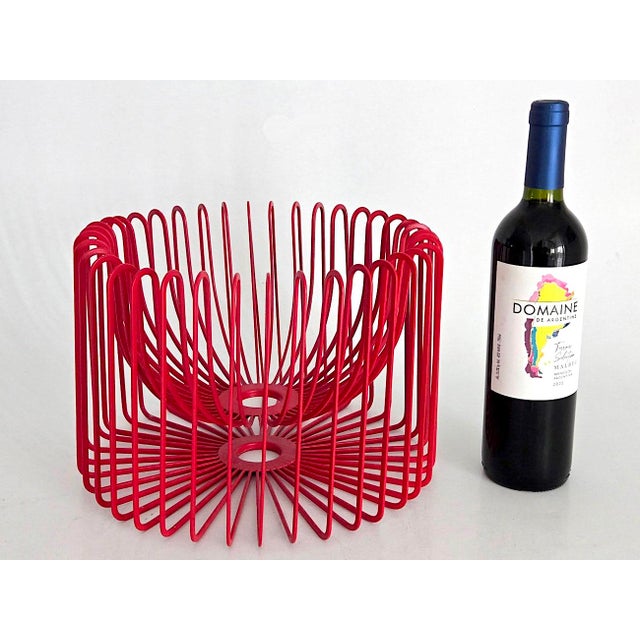 1990's Scandinavian Modern Red Fruit/Centerpiece Bowl Designed by Ehlén Johansson For Sale - Image 17 of 17