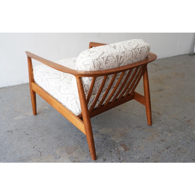 1960s 1960s Folke Ohlsson Danish Modern Walnut Lounge Chair for Dux Model 72-C For Sale - Image 5 of 18