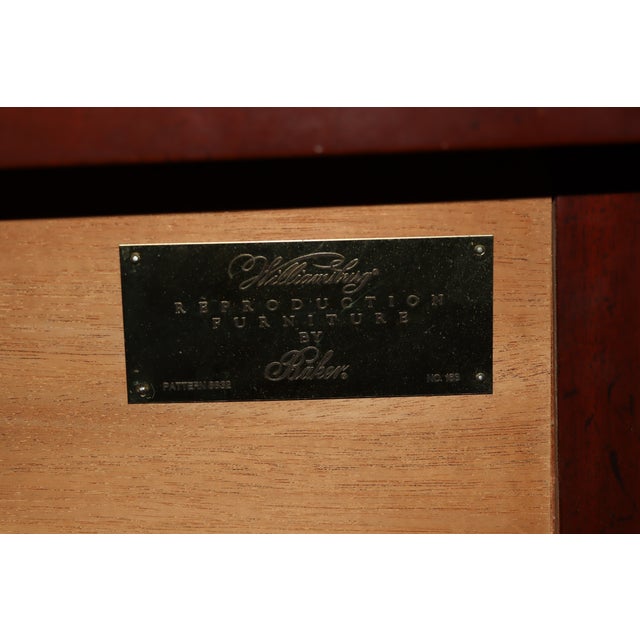 Baker Williamsburg Mahogany Inlay Sideboard / Server For Sale - Image 15 of 16