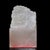 Shoushan Stone Lychee Jelly Seal, Chinese Vintage Carved Qilin Stone Chop With Artist Inscription For Sale In Los Angeles - Image 6 of 9