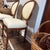 VTG Ballard Designs Louis XVI Oval Back Side Chair Upholstered W/Nail Heads For Sale - Image 9 of 12