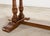 Country French Provincial Oak Double Trestle Dining Table 7 Ft For Sale - Image 9 of 18