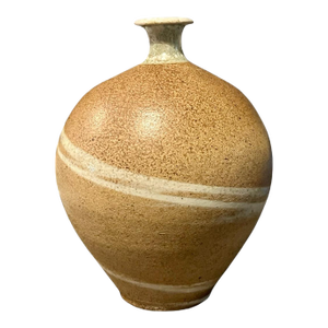 Cady Clay Works Seagrove Nc Stoneware Bottle Vase-Studio Pottery-Bottle-Rustic