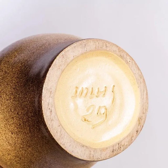 Ceramic French 60's Glazed Ceramic Vase by Max Idlas For Sale - Image 7 of 8