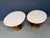 1950s 1950s Pair of Neoclassical Style Marble Top Pedestal Side Tables With Giltwood Bases For Sale - Image 5 of 11