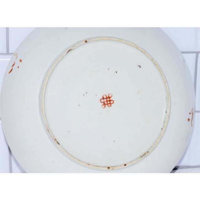 Late 19th Century Antique Chinese Plates With Peaches and Bats Guangxu Late Qing- Set of 2 For Sale - Image 5 of 10