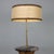 Metal Antique Floor Lamp with Coffee Table in Bronze and Marble, Italy, 20th Century For Sale - Image 7 of 13