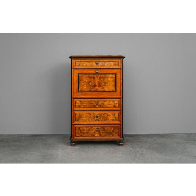 Object: Standing Secretary Period & Style: Historicism - second half of the 19th century Features - elegant and practical...