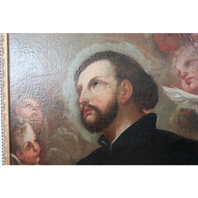 Saint Francesco Saverio, 1750, Oil on Canvas, Framed For Sale - Image 3 of 10