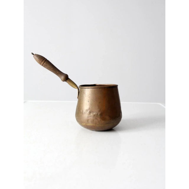 Early 20th Century Antique Copper Spouted Pot For Sale - Image 5 of 11