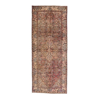 Antique Persian Bakhtiari Rug Runner, 04'00 X 09'10 For Sale