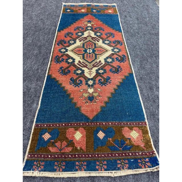 Turkish Yastik Rug 1'5" x 4' #24395 Explore a curated collection of hallway runners, wool rugs, and handmade masterpieces...