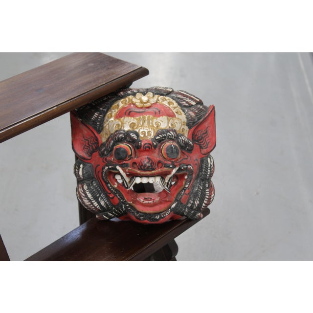 Indonesian Balinese Wood Barong Keket Ritual Mask Vintage Balinese art Bali wall hanging Bali wall decor Asian art Bali...