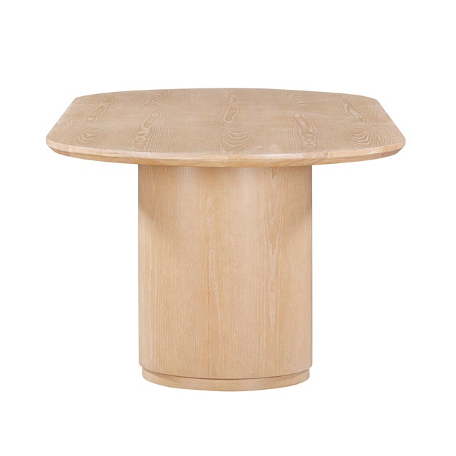 2020s Marlow Natural Wood Oval Dining Table For Sale - Image 5 of 9