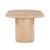 2020s Marlow Natural Wood Oval Dining Table For Sale - Image 5 of 9