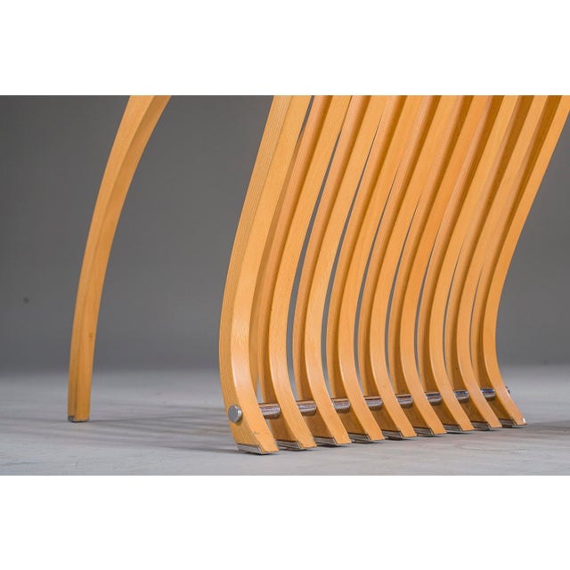 Schizzo Chairs in Beech and Chrome by Ron Arad for Vitra, Germany, 1980s, Set of 2 For Sale - Image 9 of 16