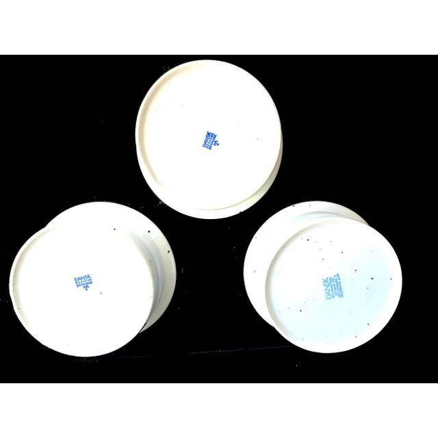 Dansk Vintage Dansk Blue Mist Rimmed Soup Bowls, 3 Pieces For Sale - Image 4 of 12