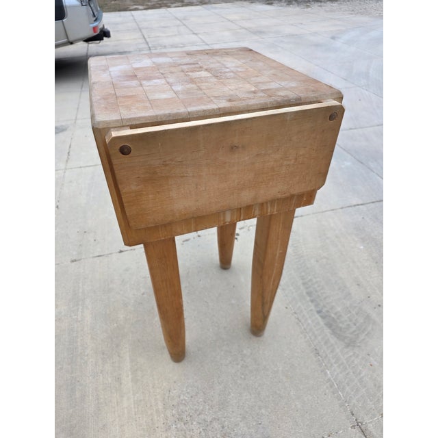 John Boos Butcher Block Table For Sale - Image 4 of 14