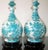 Marbro Porcelain Lamps Aqua White For Sale In Atlanta - Image 6 of 9