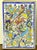 Vintage Persian Ceramic Tile Hand Painted Polychrome Birds & Florals Qajar Style For Sale - Image 11 of 12
