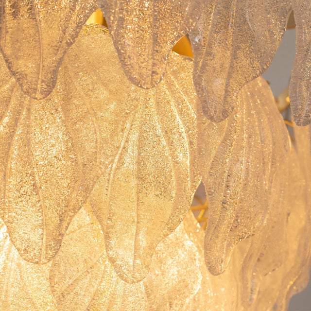 Large Italian Chandelier in Murano Glass, 1990s For Sale - Image 9 of 12